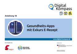 Anleitung 18 des Digital-Kompass: Gesundheits-Apps mit Exkurs E-Rezept